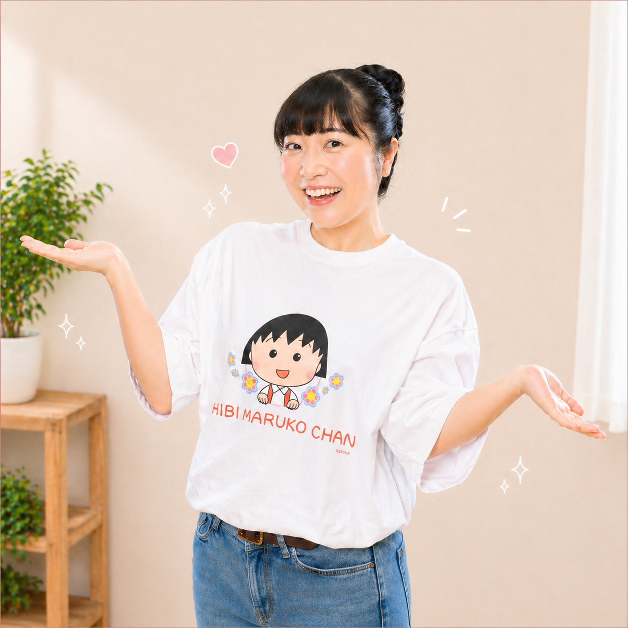Chibimarukan oversized T shirt