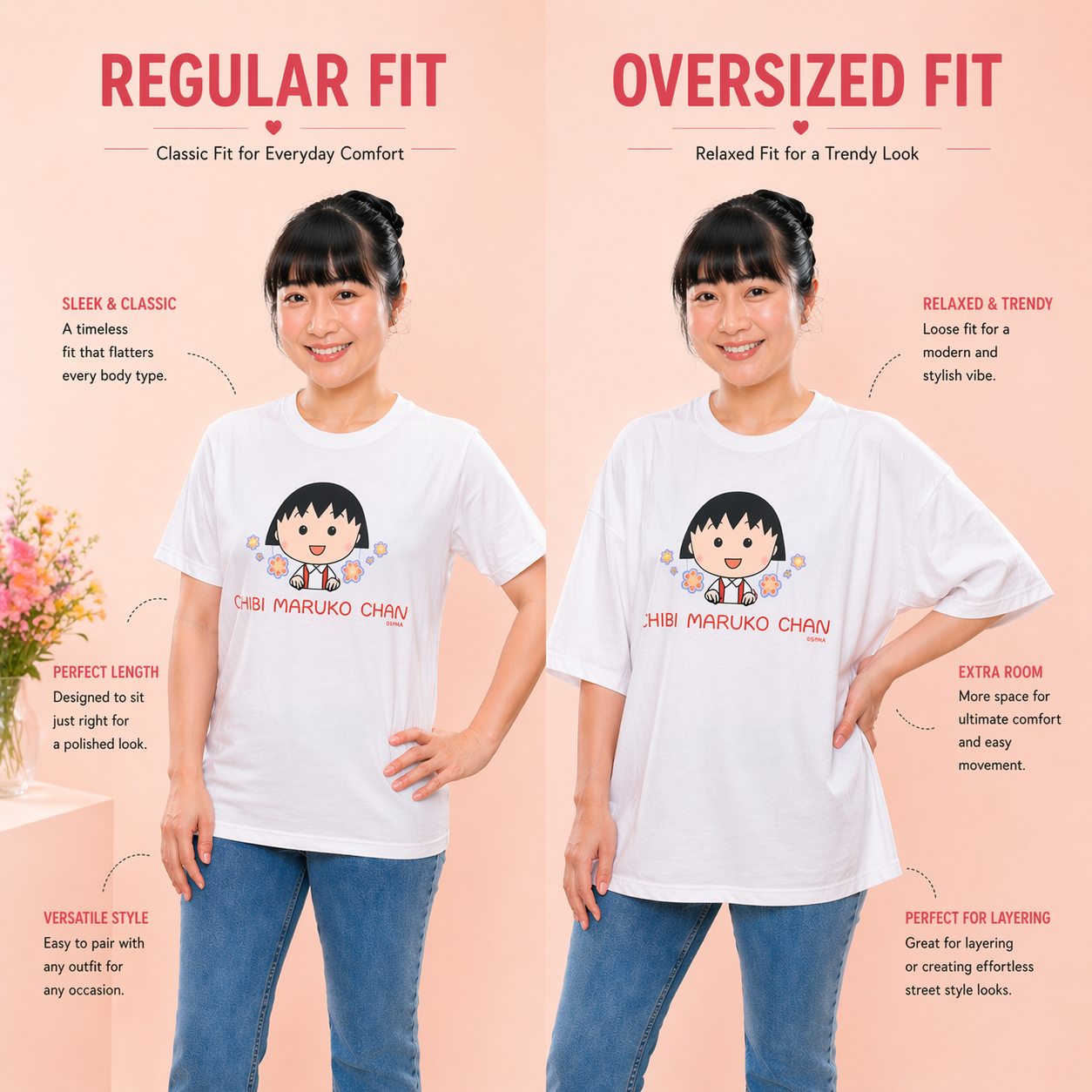 Chibimaruko chan regular t shirt